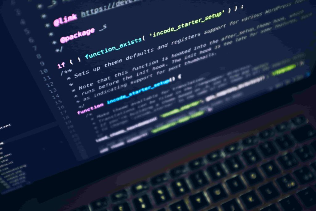 PHP Code on a computer screen