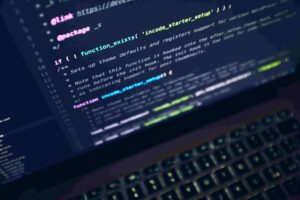 PHP Code on a computer screen